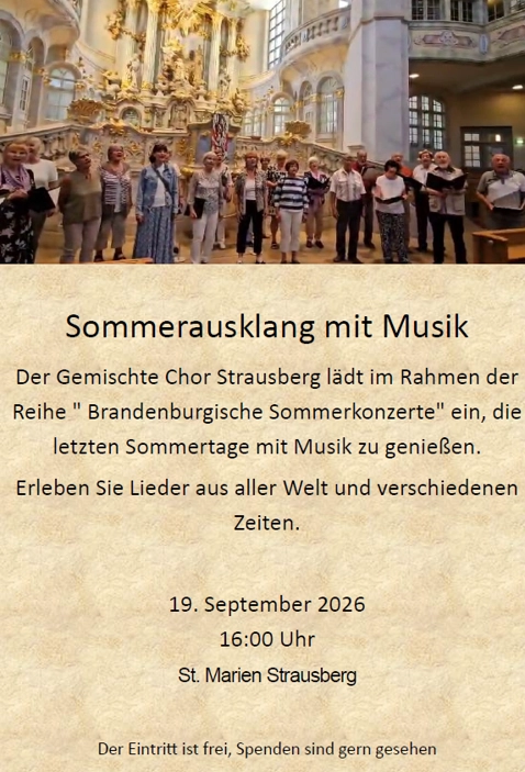 Konzert Marienkirche Strausberg